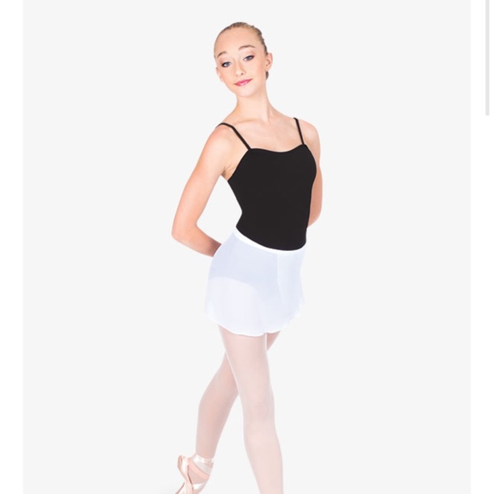 Sheer White Skirt for Ballet Class